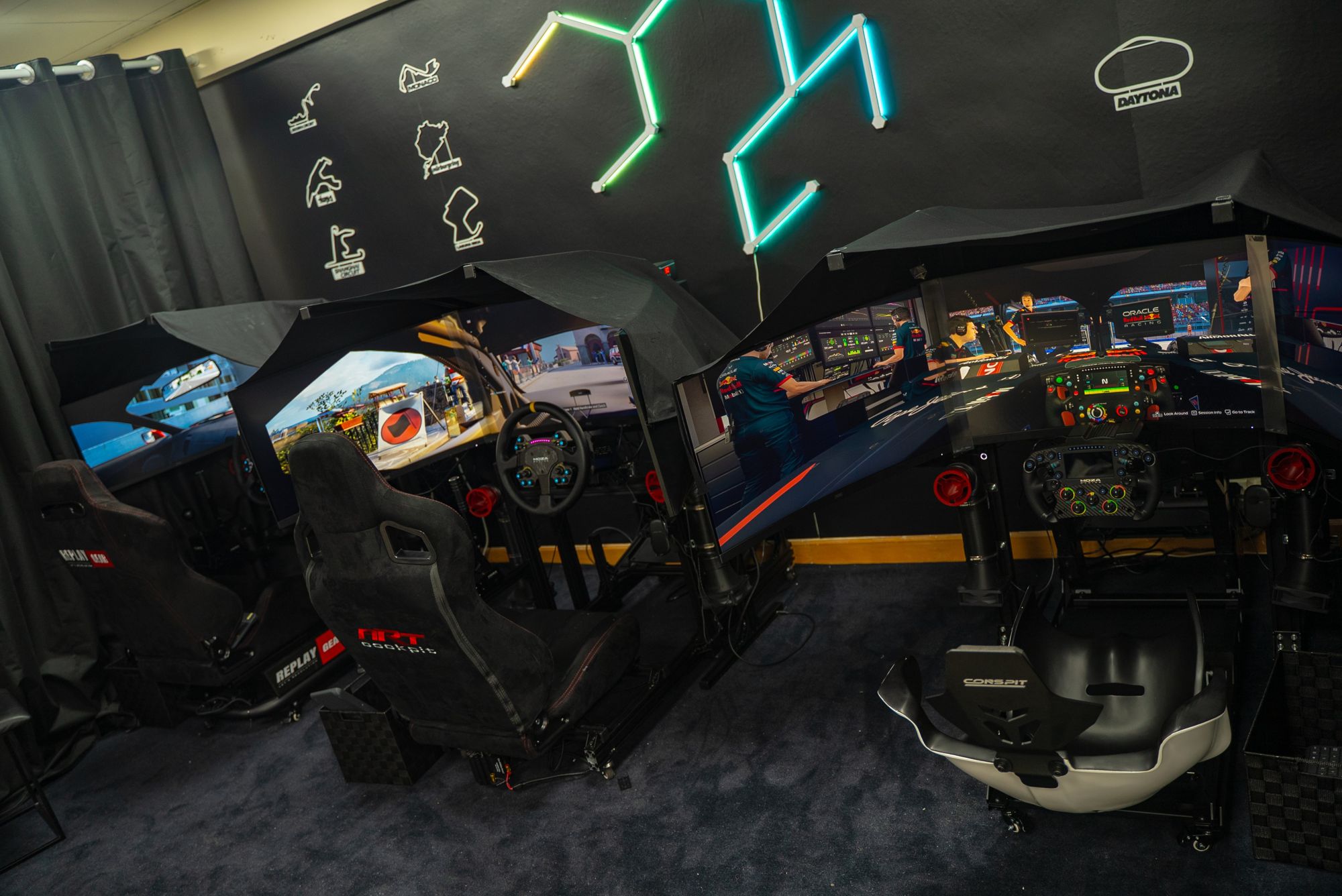 Row of IREC simulators
